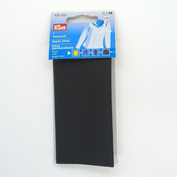 Prym Laglapp Twill 12x45cm Svart