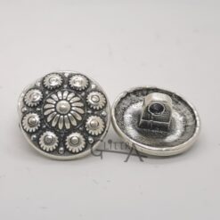 Metallknapp Solros 18mm